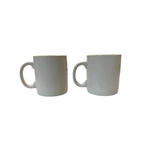 Vintage Enesco Christmas Poinsettia Holly Leaf Mug Coffee Tea 9 Piece Set - Picture 4 of 10